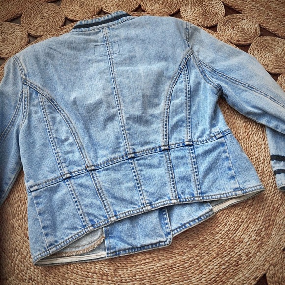 Hollister Denim Jacket with grosgrain trim - Picture 2 of 3